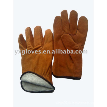 Winter-Handschuh-Voller Lederhandschuh-Sicherheitshandschuh